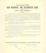 Llandrindod Wells War Memorial Fund-small